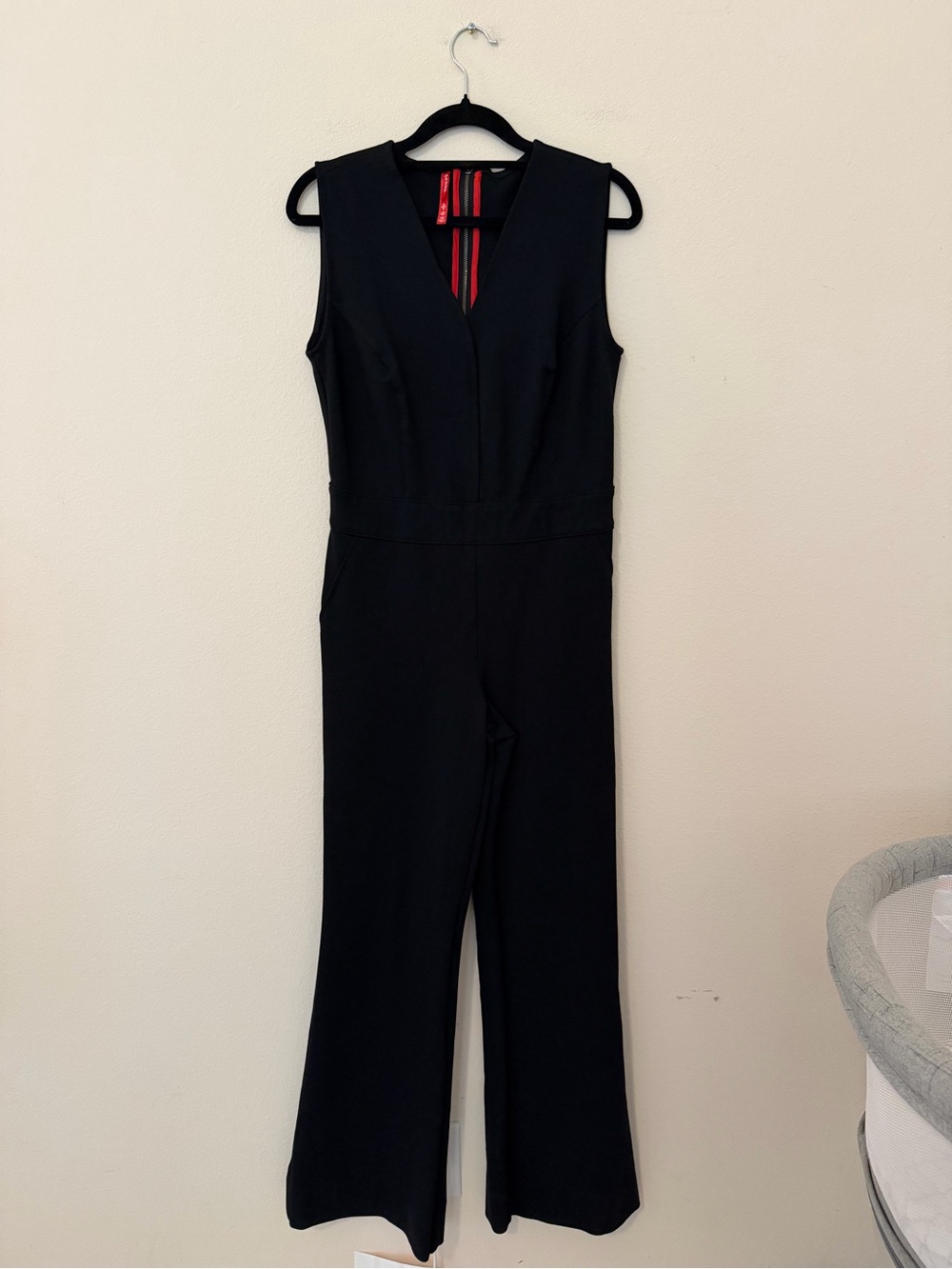 Spanx The Perfect Jumpsuit Size Small Petite Flare Leg Minimalist